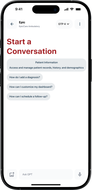 text and voice commands image golivex homepage - emr ehr assistance